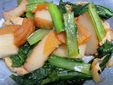 小松菜の野菜炒めの写真