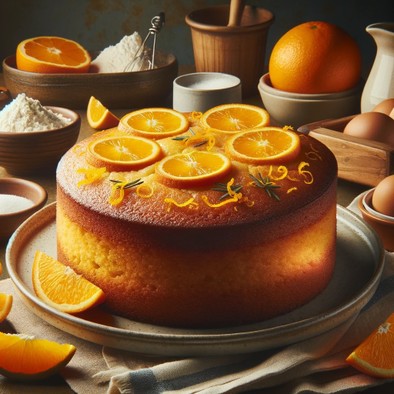 ふわうまオレンジケーキの写真