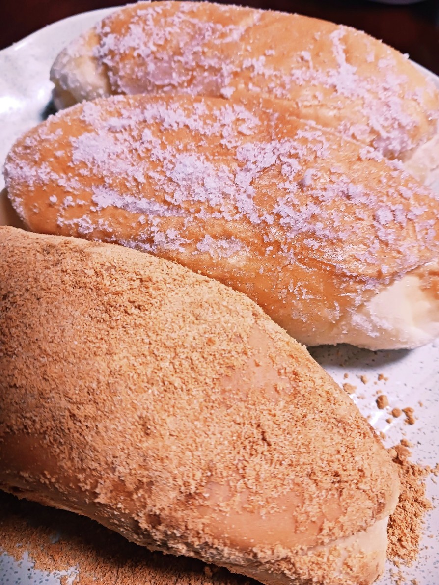 ｷｬﾗﾒﾙきなこ&ｷｬﾗﾒﾙ揚げパンの画像