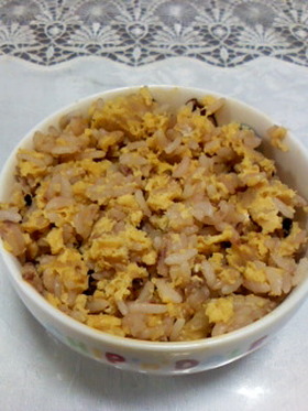誰でも簡単 レンジDEチャーハン風飯
