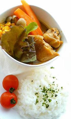 野菜たっぷりスープカレー