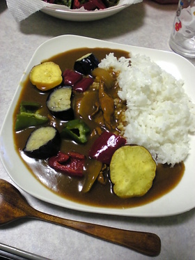 彩り野菜のカレー