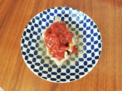 材料２つ！１分でサバ缶トマトソースの写真