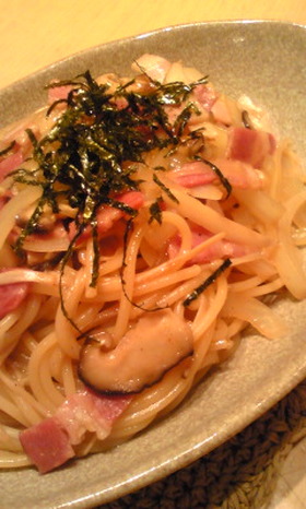 おだしがきいてる☆きのこ和風パスタ