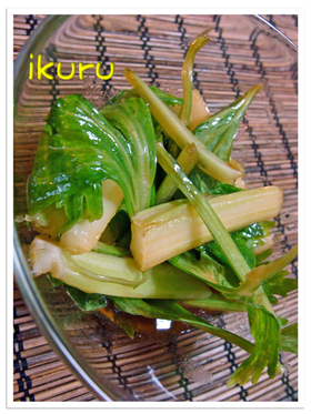 セロリの中華マリネ