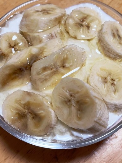 バナナヨーグルトの写真