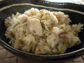 鯖のねぎ塩炒飯