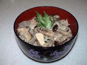 きのこご飯