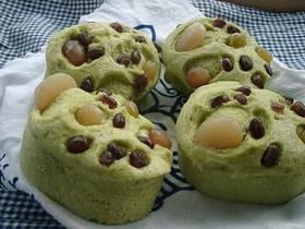 抹茶蒸しパン