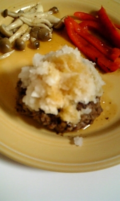 ヘルシーリッチな味☆豆腐おろしハンバーグの画像