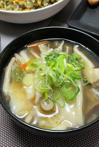 中華スープ（水餃子入）♡3/19
