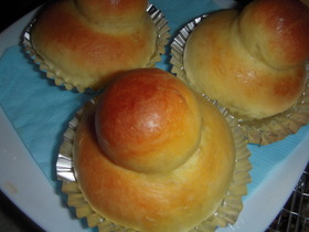 炊飯器で発酵パン(ブリオッシュ)