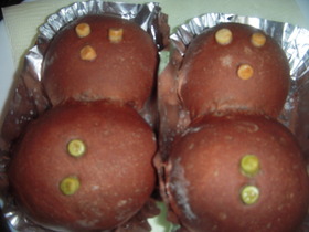 炊飯器で発酵パン(ダブルチョコ)