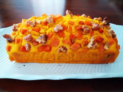 米粉かぼちゃパウンドケーキの写真
