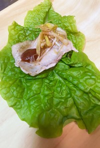 韓国料理みんなでサムギョプサル食べよう！