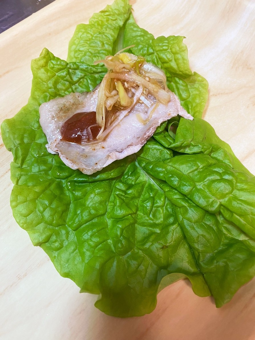 韓国料理みんなでサムギョプサル食べよう！の画像