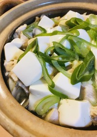 鍋の素●くたくた野菜の鶏肉うどん鍋