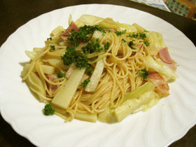 春野菜でパスタしました