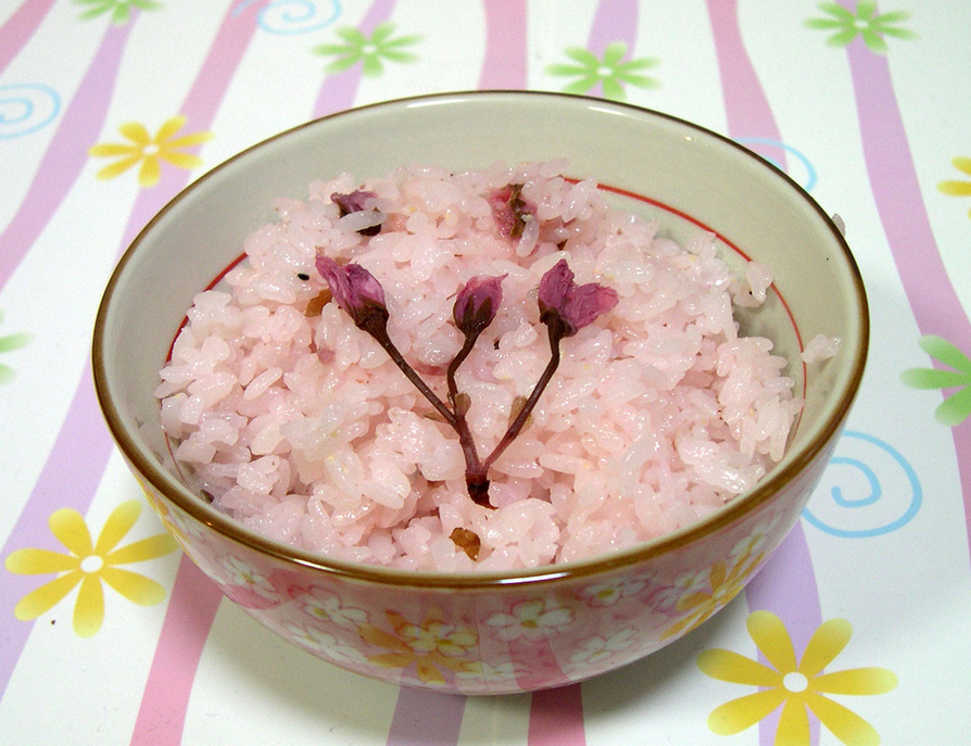 桜ご飯の画像