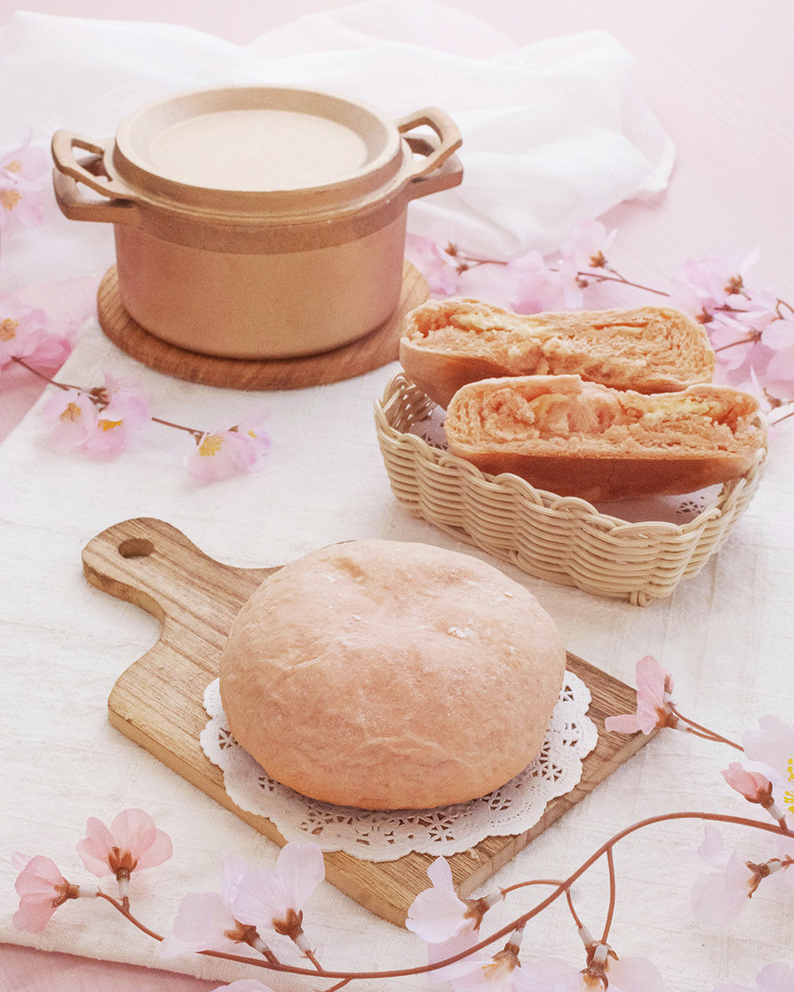 銅鍋てふてふで作る　ラズベリーミルクパンの画像