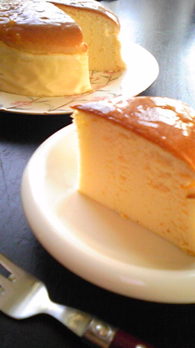 *ヘルシーおいしースフレチーズケーキ*