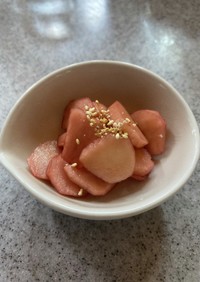 菊芋の甘酢漬け