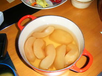 リンゴ煮　to リンゴジュースの写真
