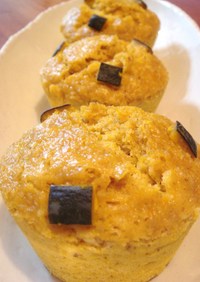 オートミール＆かぼちゃの蒸しパン