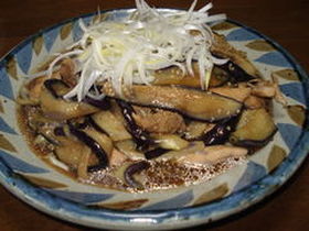 ☆揚げ茄子と蒸鶏の中国風☆