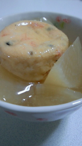大根と桜エビのがんもの煮物