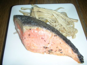 ラクラク塩鮭蒸し