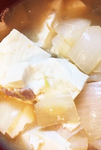 豚汁〜玉ねぎ・豚バラ・豆腐のみ