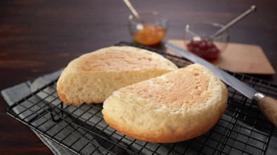 丸形食パンの写真