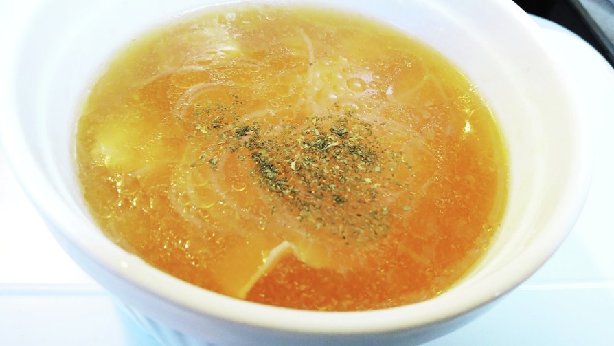 ベーコン春雨スープ　簡単　時短の画像
