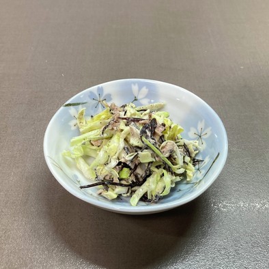 春キャベツ＆ひじき＆ツナのサラダの写真
