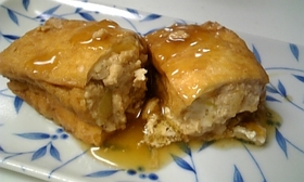 厚揚げのはさみうま煮