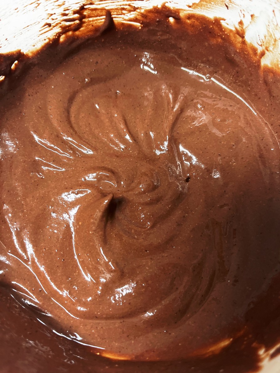 チョコ不使用！チョコレート風クリームの画像