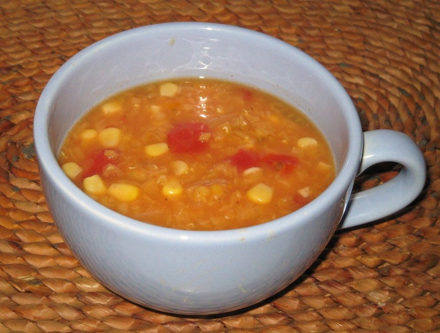 野菜たっぷりレンズ豆スープの画像