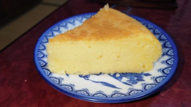 防御力の高いチーズケーキの写真
