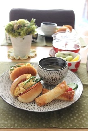 朝ごはんに☆スクランブルエッグサンド
