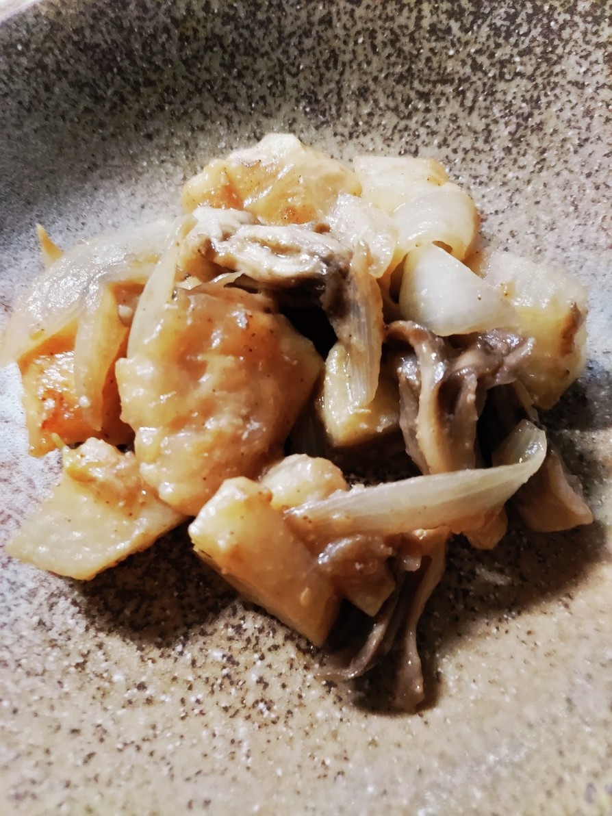 ささみと長芋の味噌炒めの画像