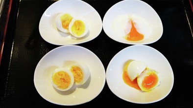 温泉卵　茹で卵　ゆで時間　まとめの写真