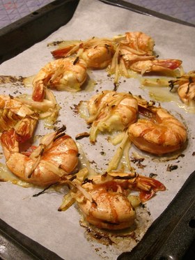 手間なし華やか!エビマリネのオーブン焼き