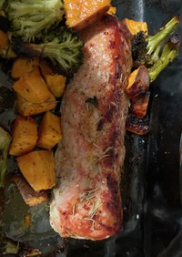 野菜と豚肉シート焼き