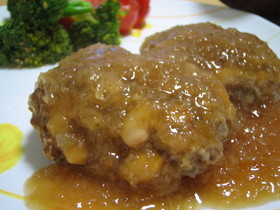 おろしあんかけ大豆ハンバーグ