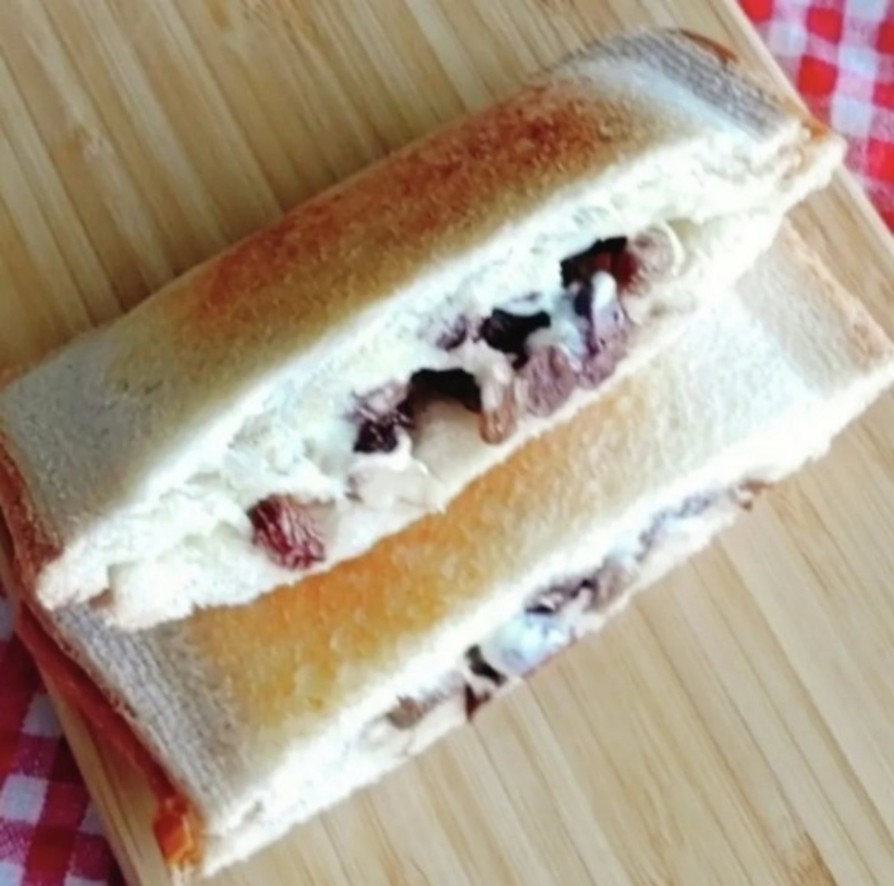 食パン☆朝ご飯☆フライパンでホットサンドの画像