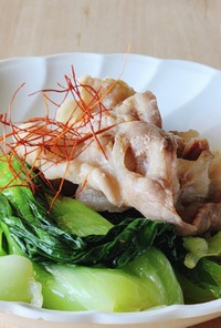 青梗菜と豚バラのさっぱりポン酢☆簡単夕食