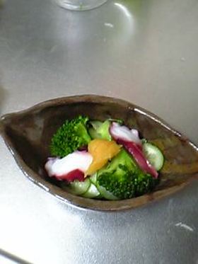 超便利!!~タコの玉味噌あえ~
