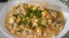 簡単 塩親子丼