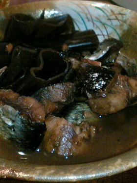 身欠きにしんと昆布の煮付け♪